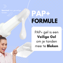 PAP+ Gel in de tandenbleek set