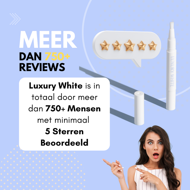 Groot aantal reviews voor de tandenbleek pen